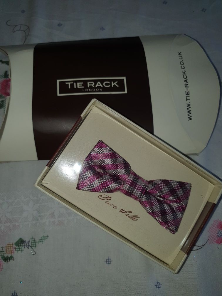 Laço de seda, novo, Tie Rack