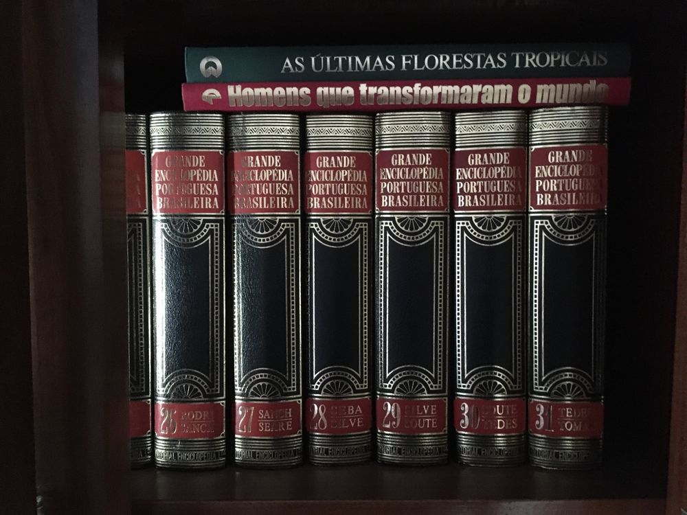 54 livros - Grande Enciclopédia Portuguesa e Brasileira completa