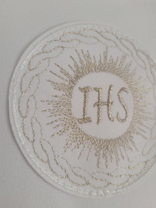 sukienka komunia, kurtka, bolerko, wianek, MK Maryla Elza 137cm