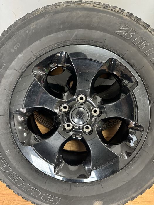 Felgi Koła Jeep Wrangler 5x127 18” Czarne 5szt.