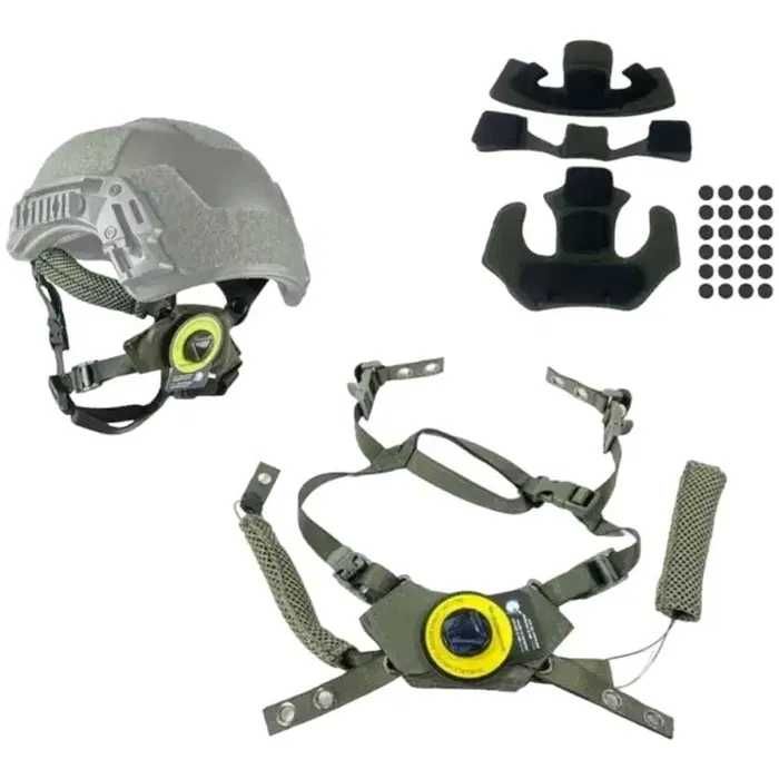 Подвесная система для шлема, подушки для шлема (олива,койот,черная)