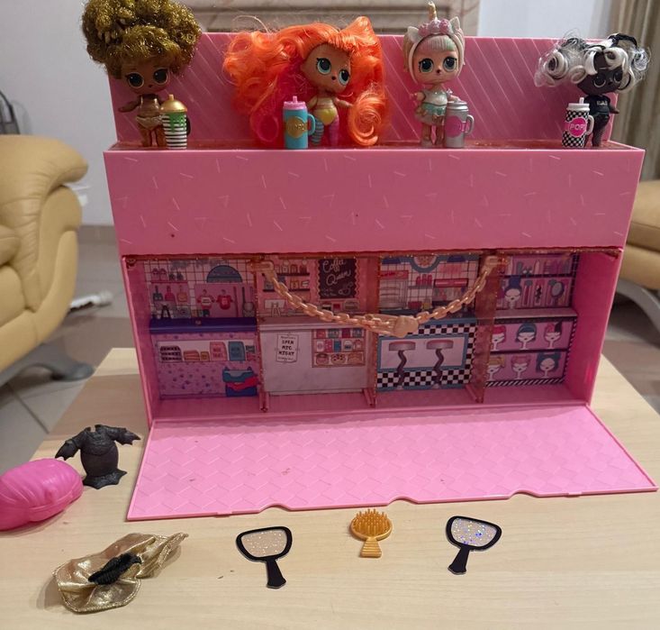 LOL X 3: Carro + loja/Expositor + Fashion Studio Rainbow