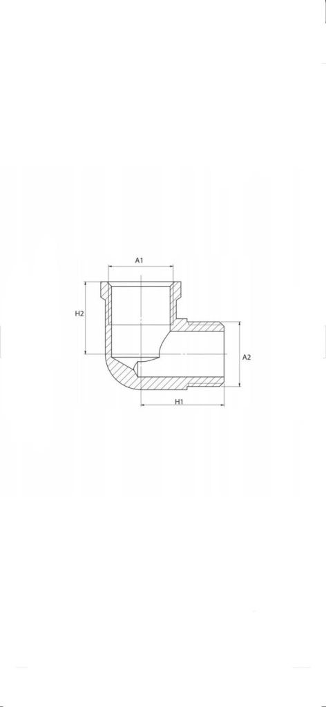 Kolano żeliwne czarne 1.1/2x3/4" redukcyjne