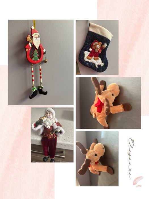 Набір новорічний різдвяний декор