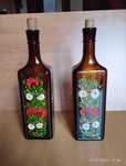 Винные бутылки темного стекла