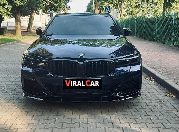Dokładka Zderzaka Splitter BMW G30 G31 Czarny Połysk / Carbon