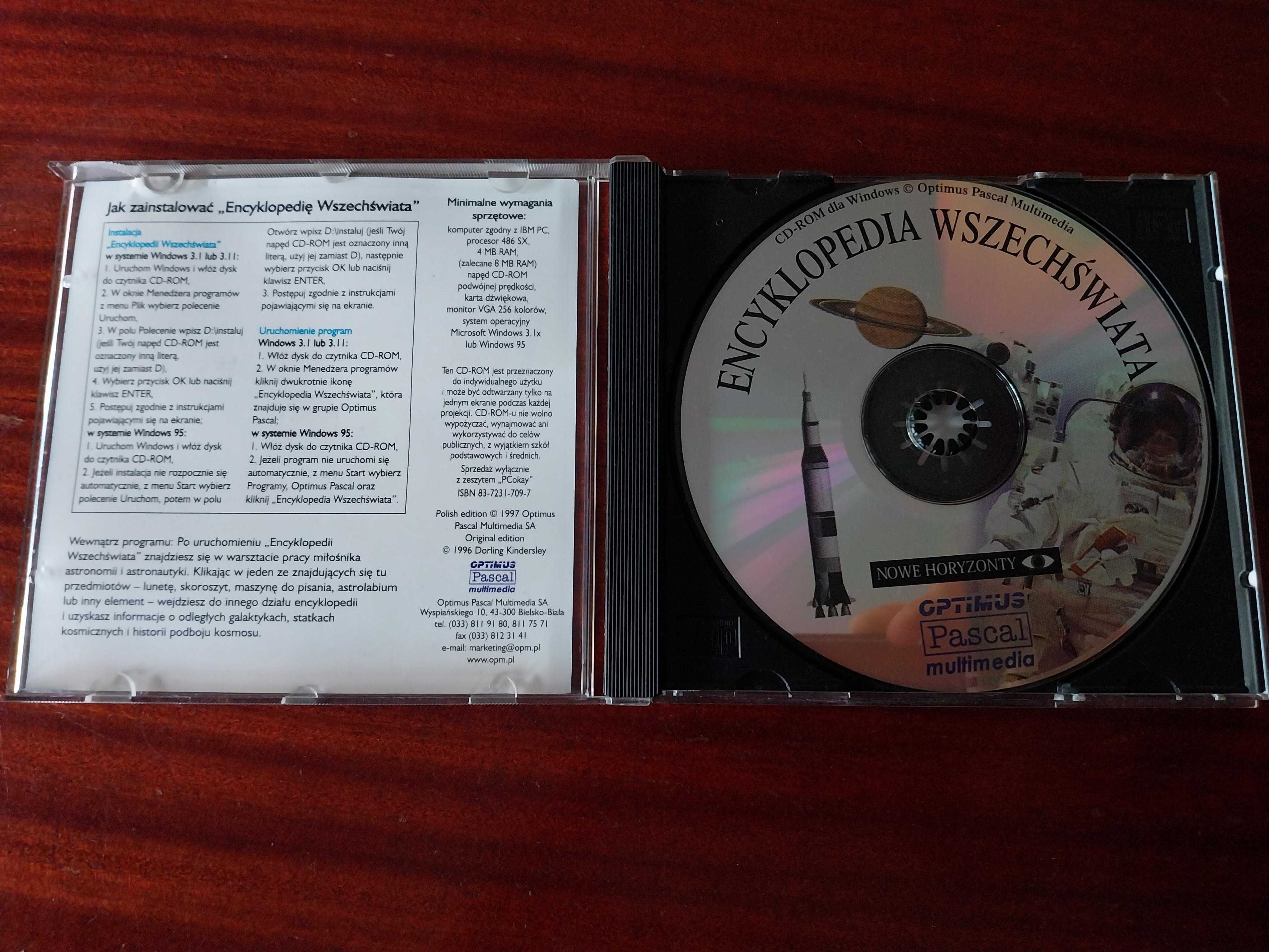 Encyklopedia Wszechświata / Optimus Pascal Multimedia (na komputer PC)