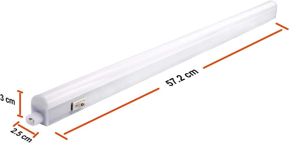 3x Led Bancada Armario Cozinha Banho Oficina 4000K/3000K/6000K 1100Lm