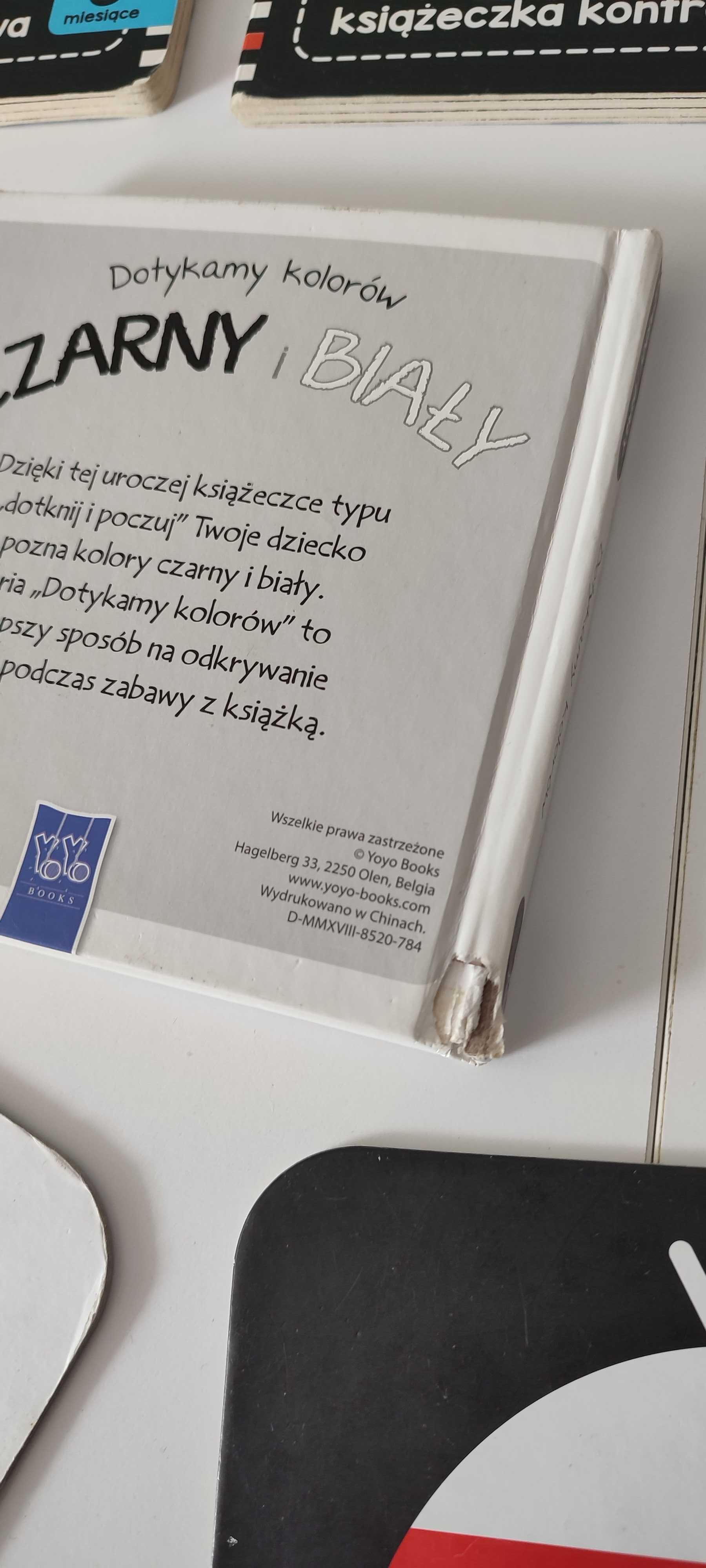 Zestaw ksiażeczek kontrastowych + karty kontrastowe CzuCzu gratis
