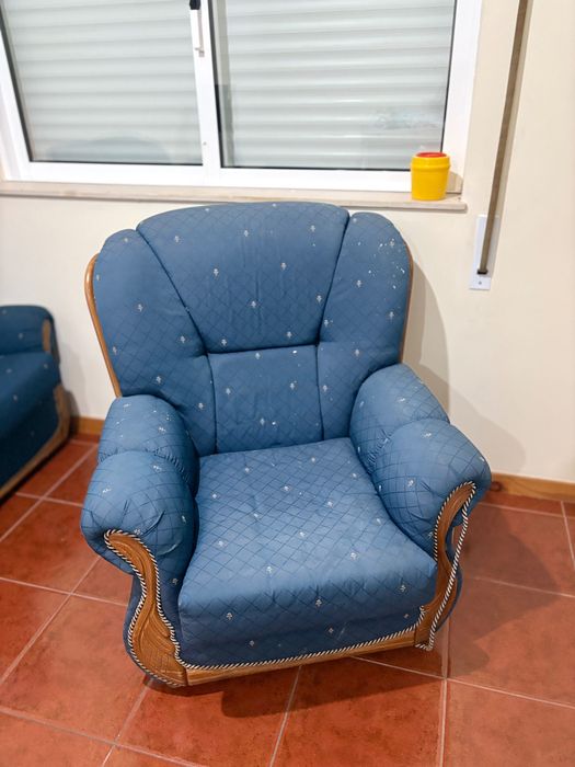 Poltrona Vintage Azul