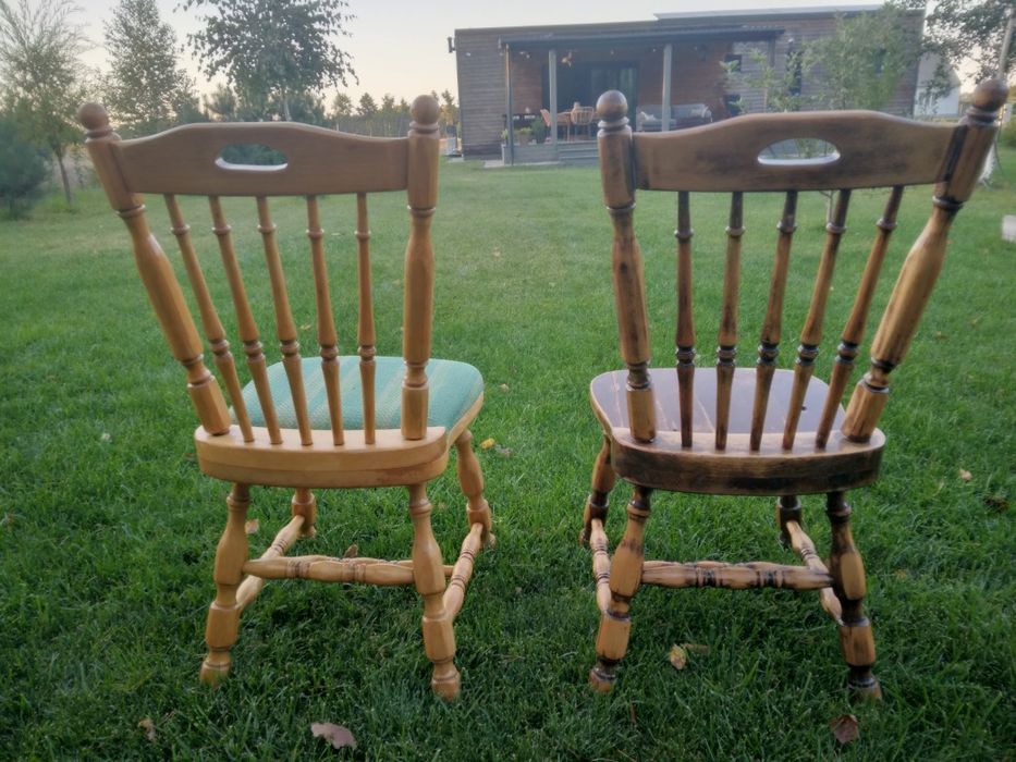 Krzesło drewniane PRL