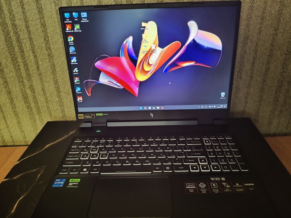 Ноутбук Acer Nitro 16 Intel i5-13420H/16GB DDR5/RTX4050/SSD512/