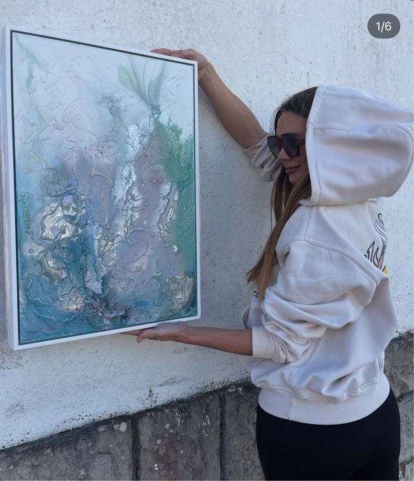 Quadros para interiores, pintura abstrata