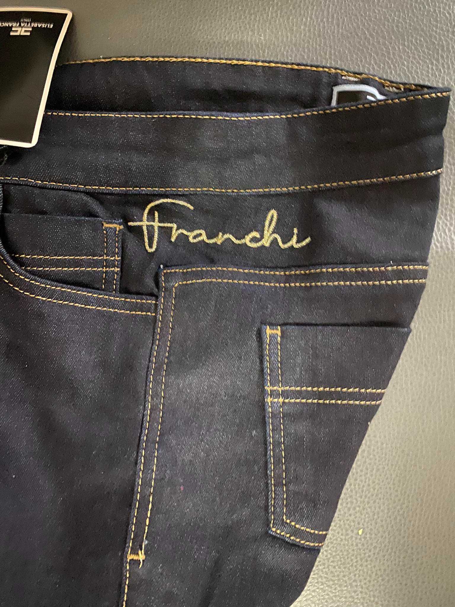 spodnie granatowe jeans Elisabetta