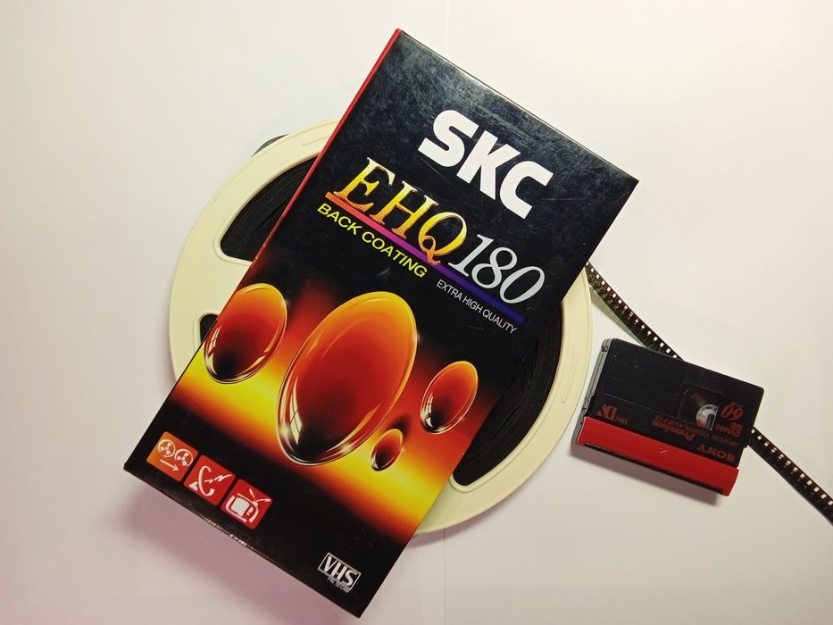 Оцифровка кассет VHS, miniDV, киноплёнки 8 мм