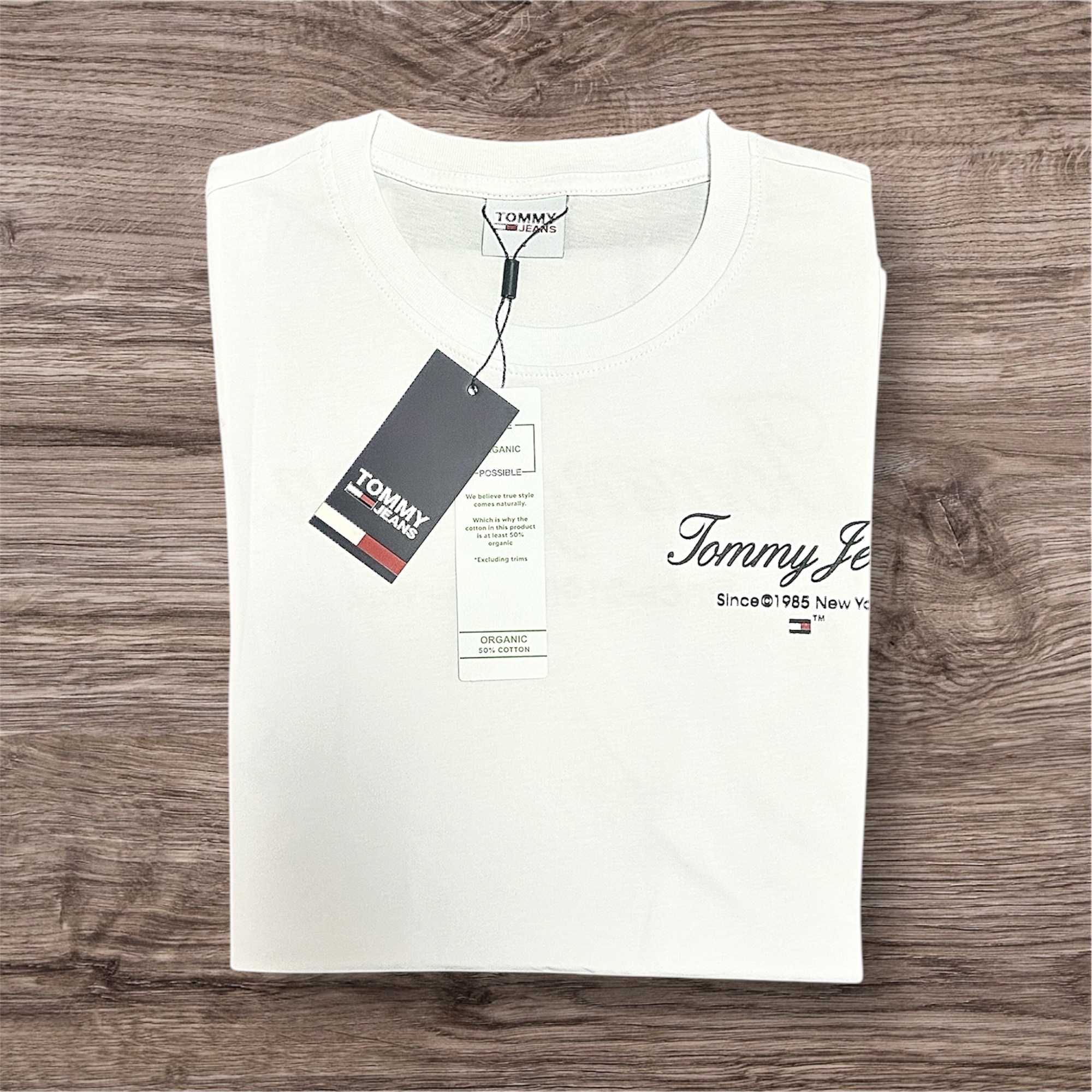 T-shirt koszulka męska TOMMY JEANS BIAŁA XXL pełna rozmiarówka!