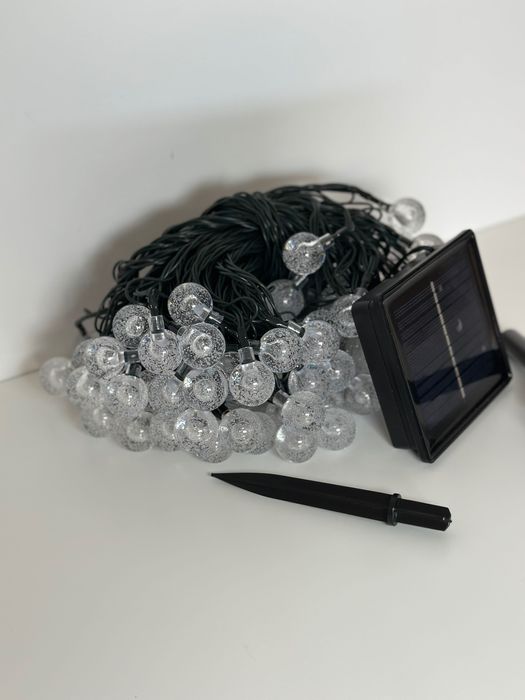 Solarny łańcuch świetlny do ogrodu, OxyLED 100 diod LED