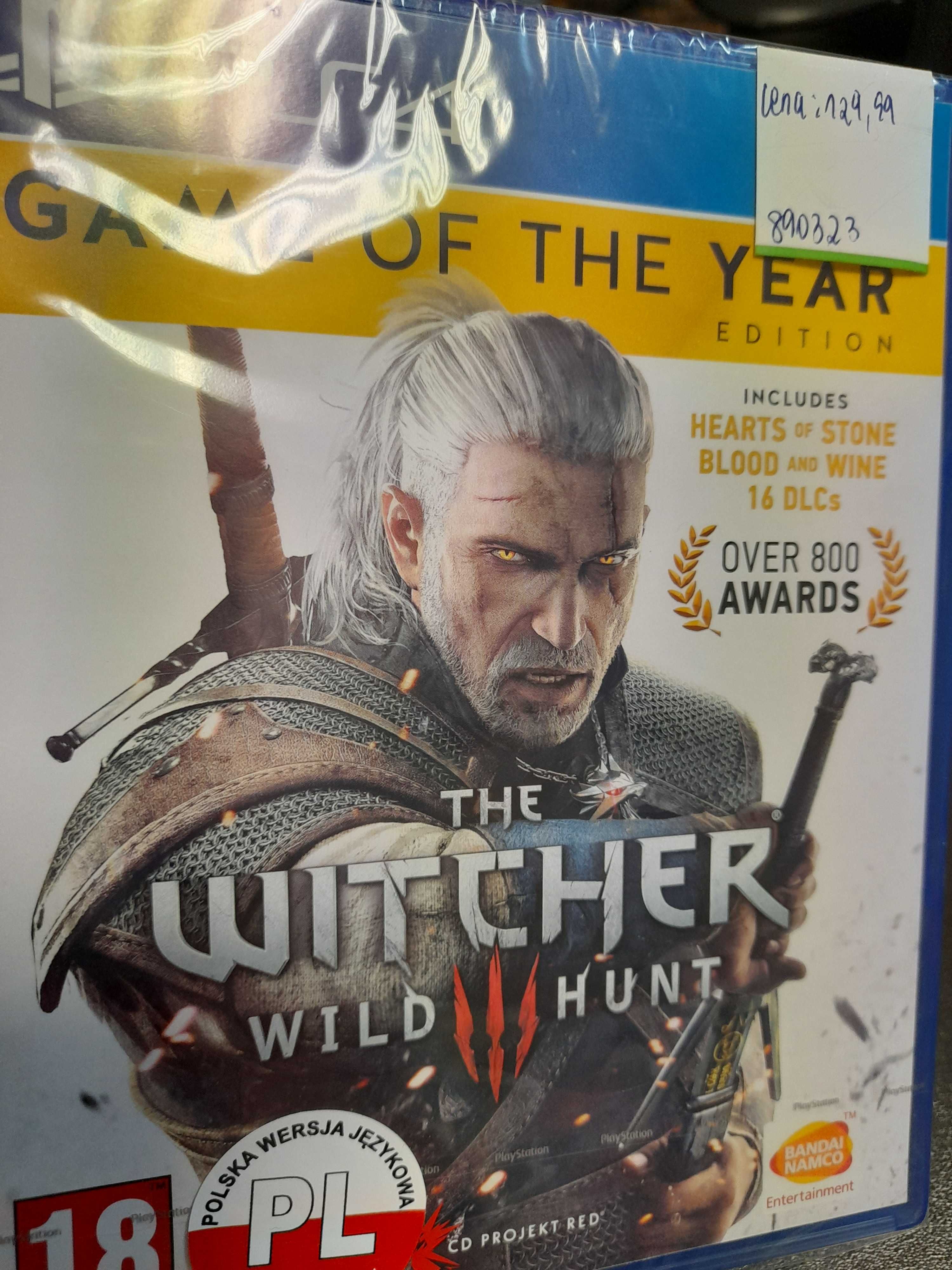 Wiedźmin dziki gon ps4, goty, sklep tychy, wymiana