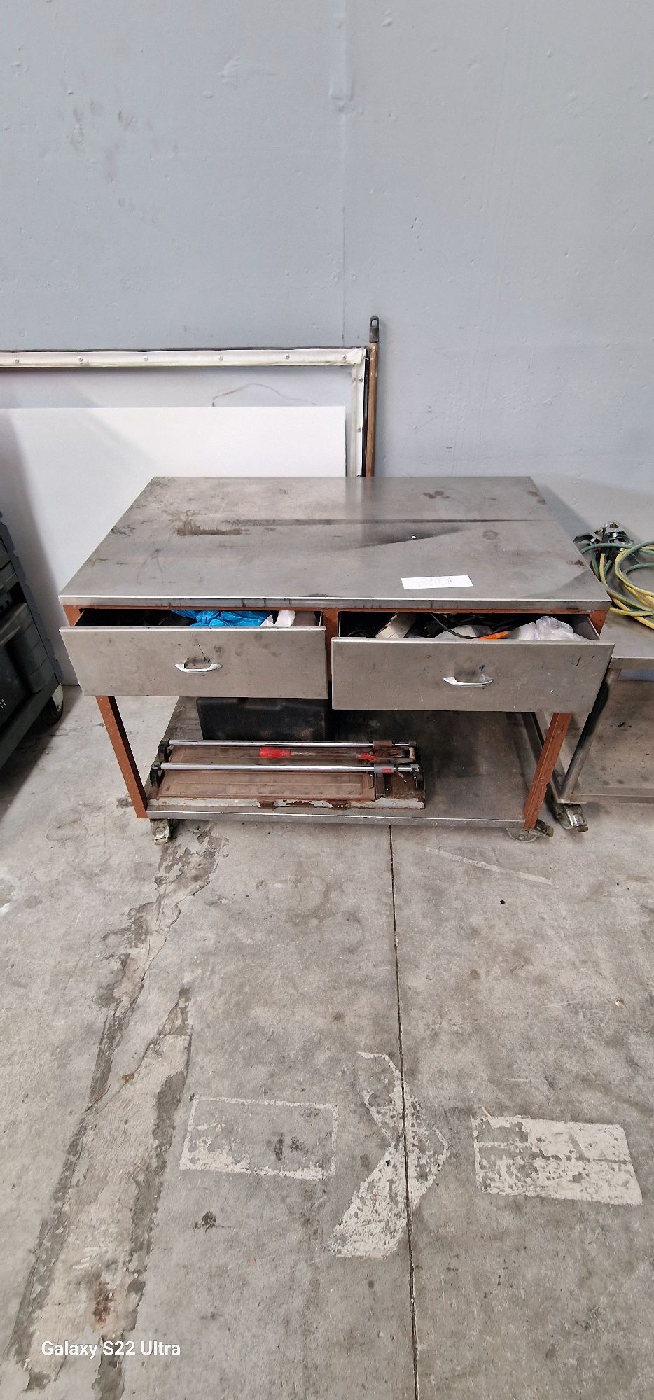 Mesa bancada inox