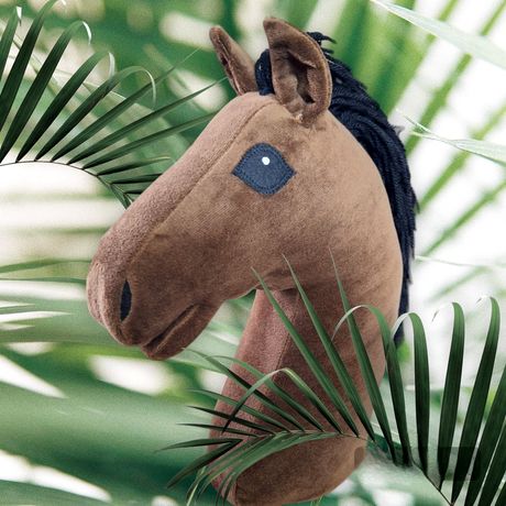 Hobby horse/koń na kiju -Gniady -format a3