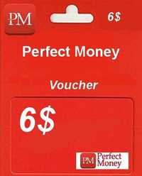 Voucher Perfect Money PM 6$