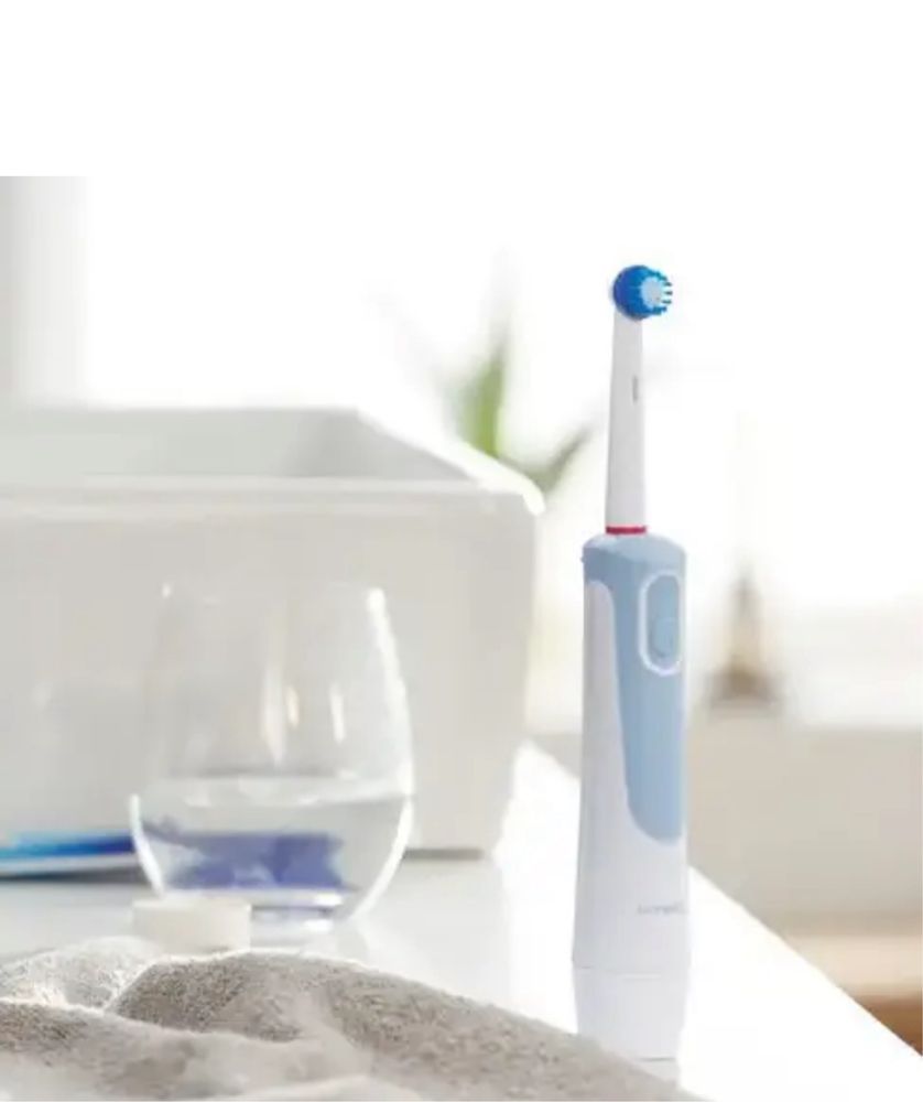 Електрична зубна щітка Nevadent NZB 3 C1 на батарейках blue/pink