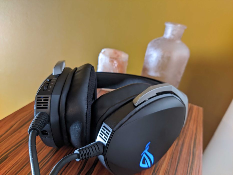 Słuchawki Gaming - ASUS ROG Theta 7.1 USB-C Gw, FV23 NOWE Gąbki