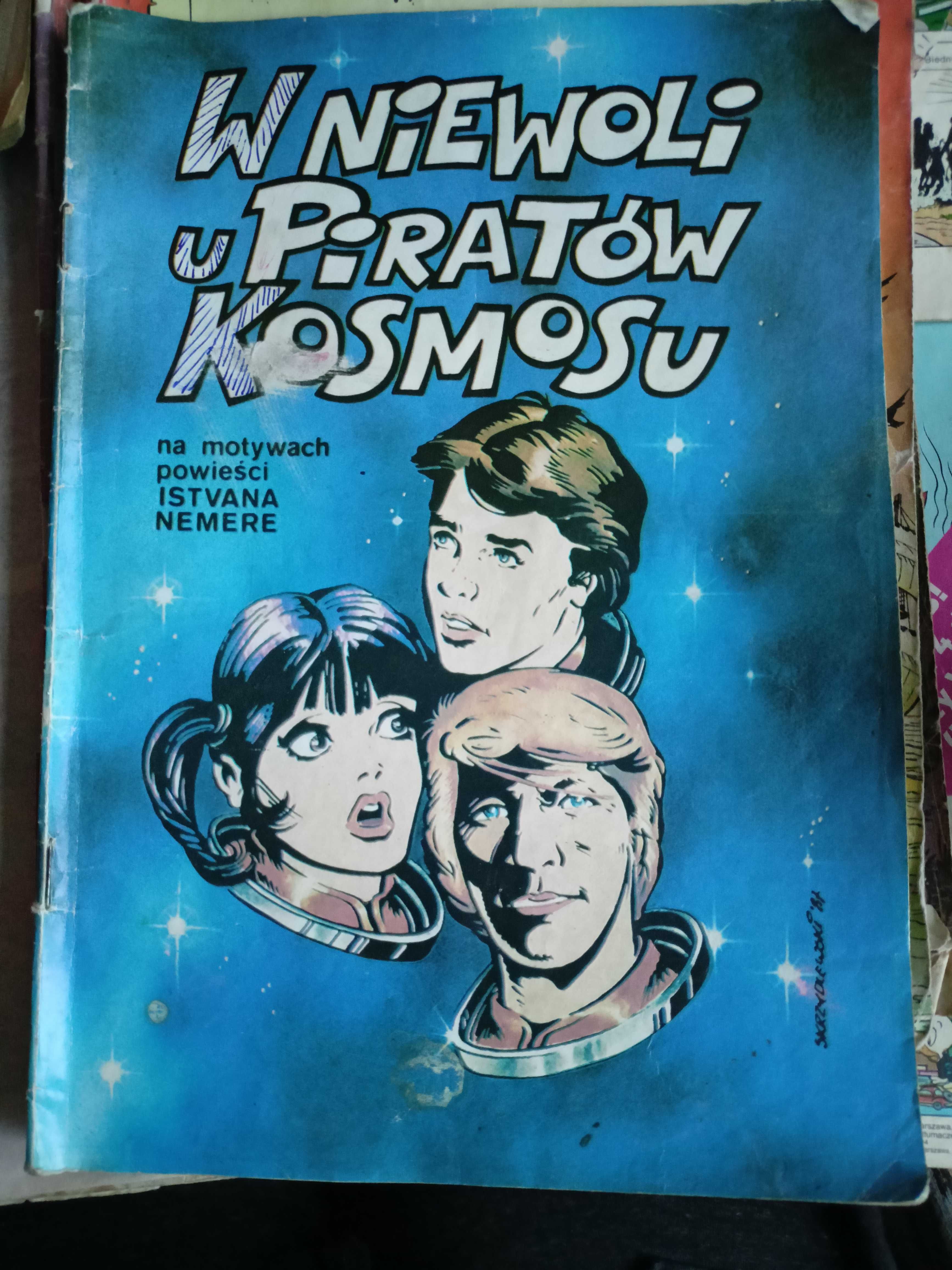 Komiks W niewoli u piratów kosmosu  1990r.