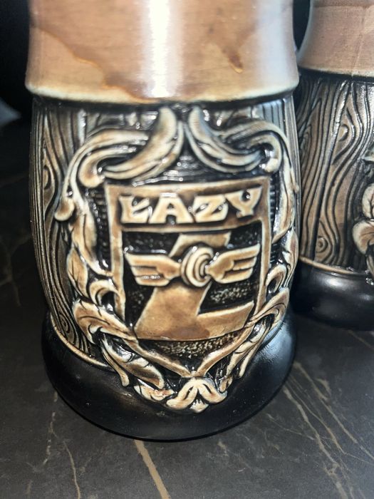 Kufel ceramiczny “ ŁAZY ” - unikalny, ręcznie zdobiony