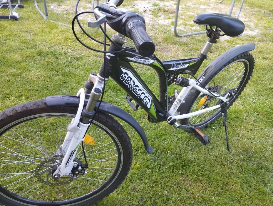 Rower dziecięcy, górski, MTB, amortyzowana rama, 15" FORESTER 24
