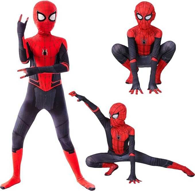 Strój Spiderman wysoka jakość wykonania kostium 122cm