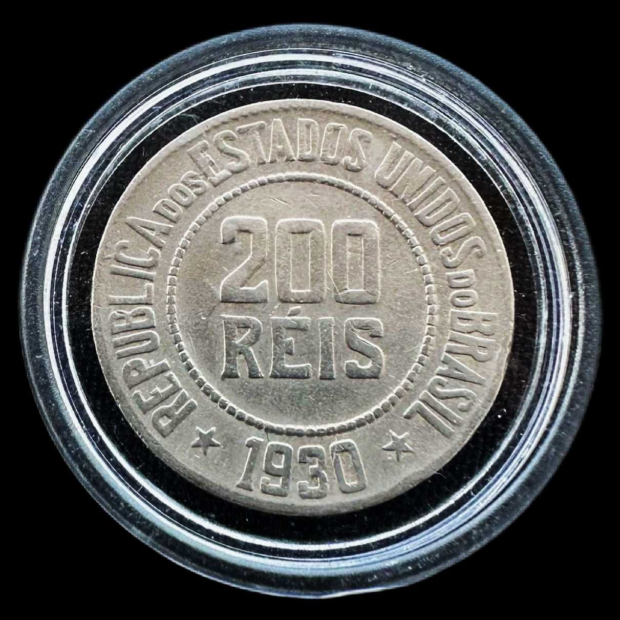 Moeda de 200 Reis - 1930 - Brasil