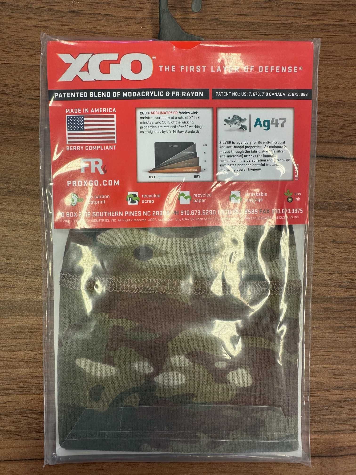 Czapka XGO FR Phase 2 Midweight MultiCam Watch Cap USA Made