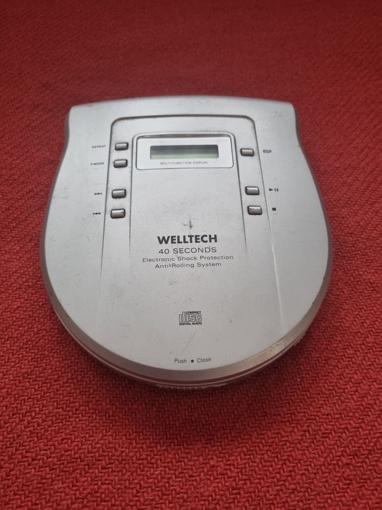 Odtwarzacz CD Welltech ładnie gra stan ok