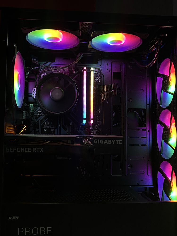 Komputer do gier - RTX 3060Ti, Ryzen 5 3600, 32GB RAM, Dysk SSD