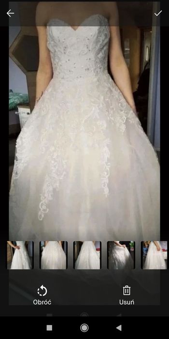 Suknia ślubna księżniczka 36