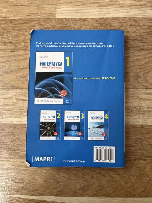 Podręcznik Matematyka 1 Pazdro