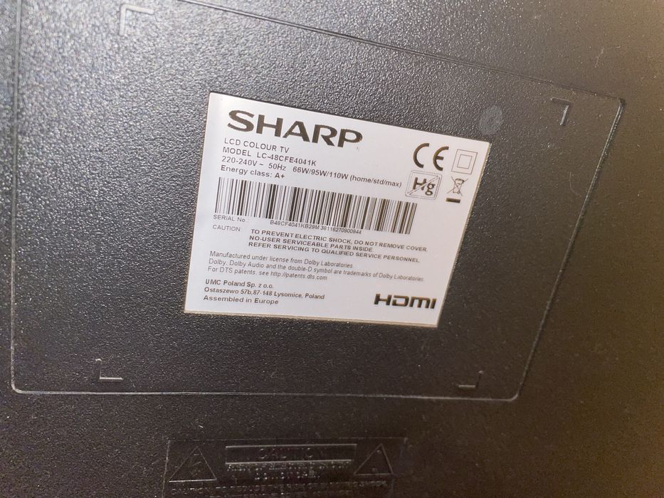 Telewizor SHARP 48 Cali, LCD