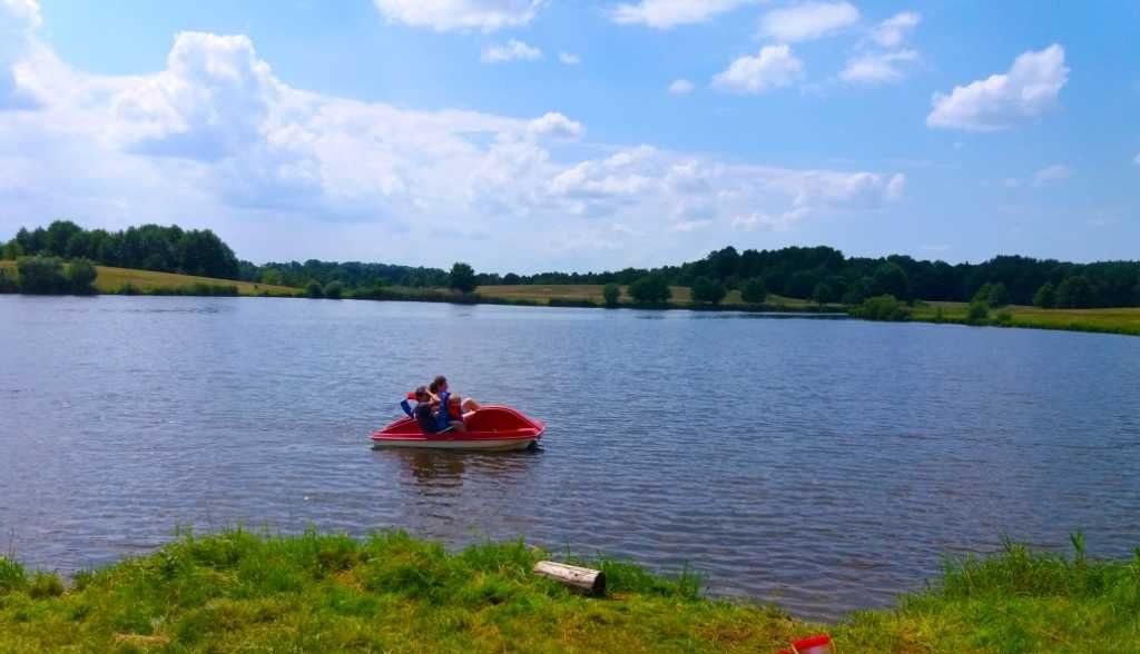 Domki na wyspie na Mazurach Garbatych. Noclegi, Mazury, łowisko