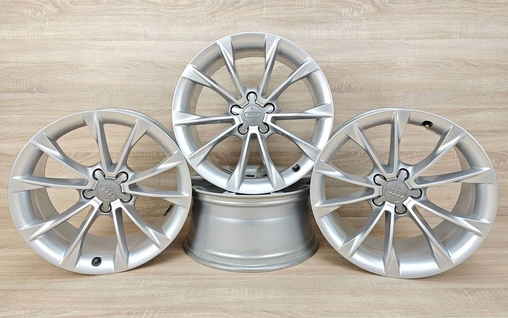 FELGI ALUMINIOWE 18&quot; KOMPLET AUDI A5 8T 14km 8T0601025CA 5x112 8,5J