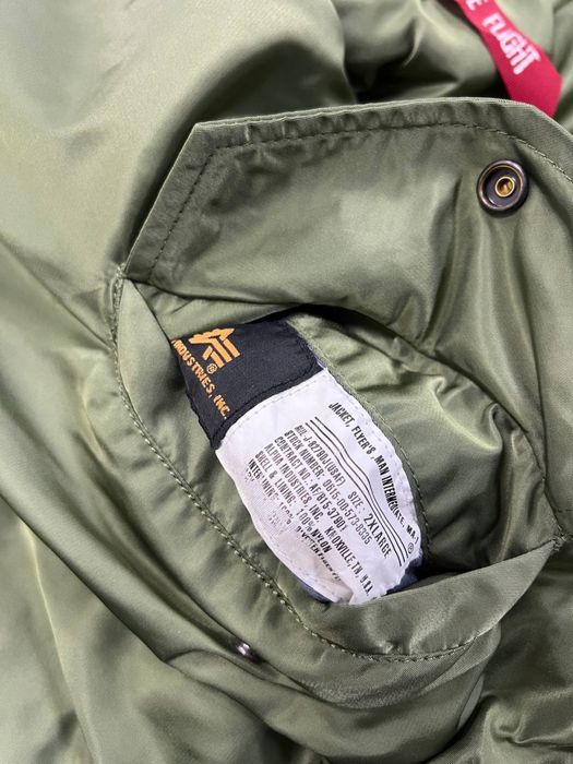 Дутий бомбер Alpha Industries MA-1 оверсайз куртка альфа XXL ma-2 n2b
