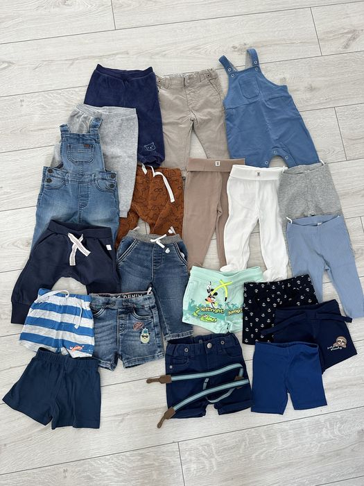 Paka ubranek niemowlęcych chłopięcych rozmiar 68 H&M Smyk C&A Lupilu