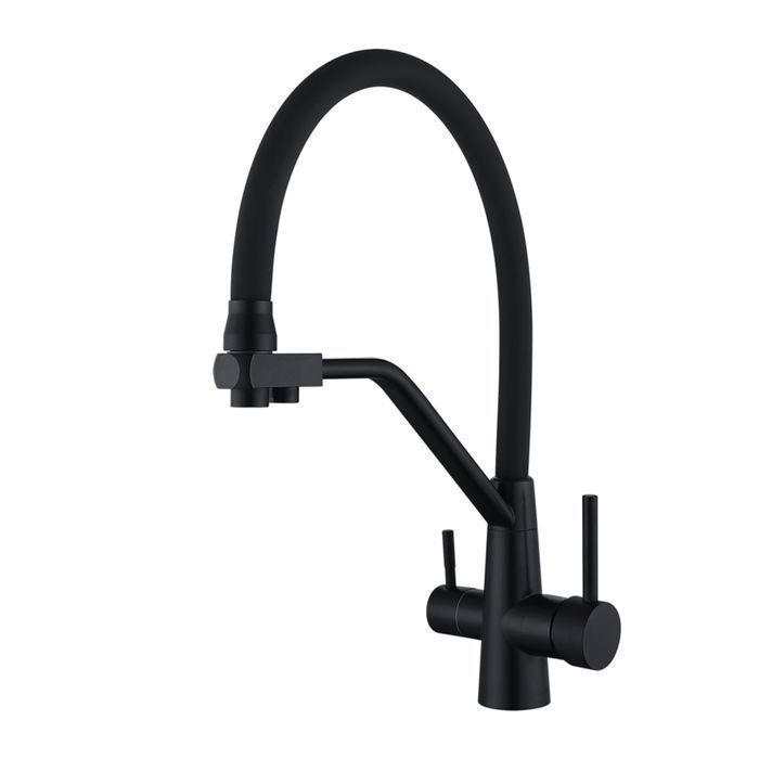 Bateria Kuchenna Wezer Inx4A-08-Black Z Podłączeniem Do Filtra Wody