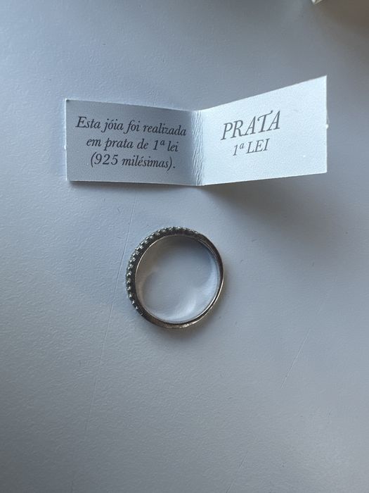 Anel de prata (como novo)
