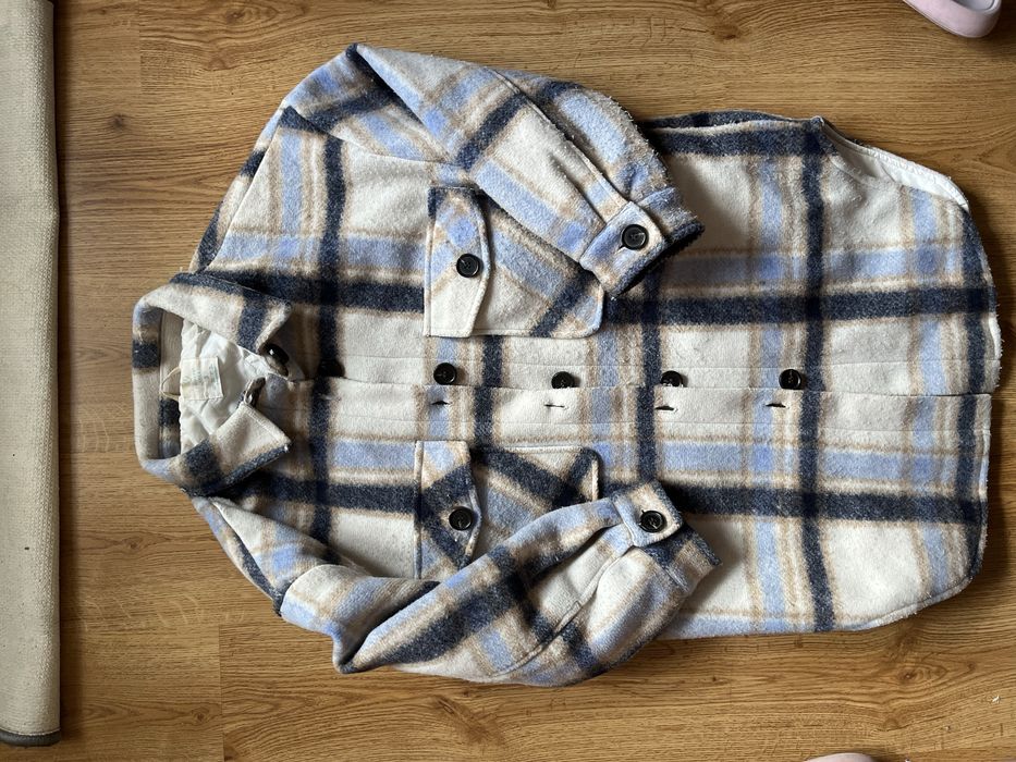 Plaszczyk w krate damski S