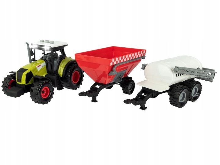 Ciągnik Traktor Maszyny Rolnicze Zestaw Farmera