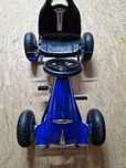 Gokart na pedały Top Racer 64 pompowane koła Niebieski