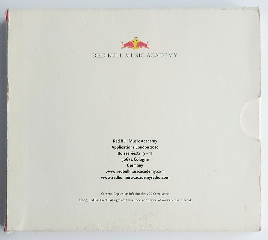 Red Bull Music Academy London 2010 2CD 2009r