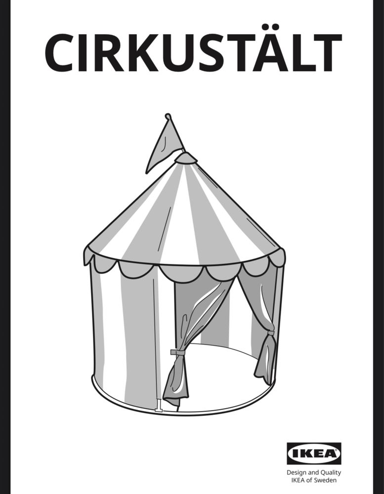 Tenda brincar IKEA Cirkustalt