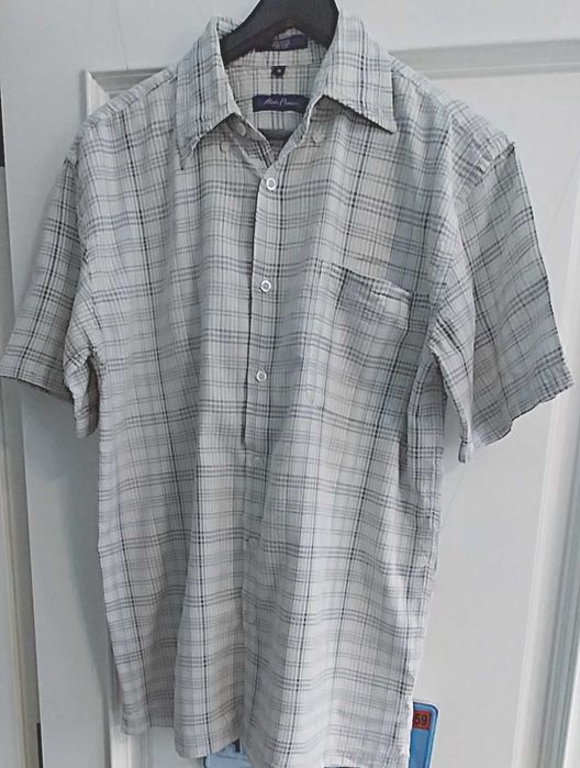 alan flusser men's summer shirt size m